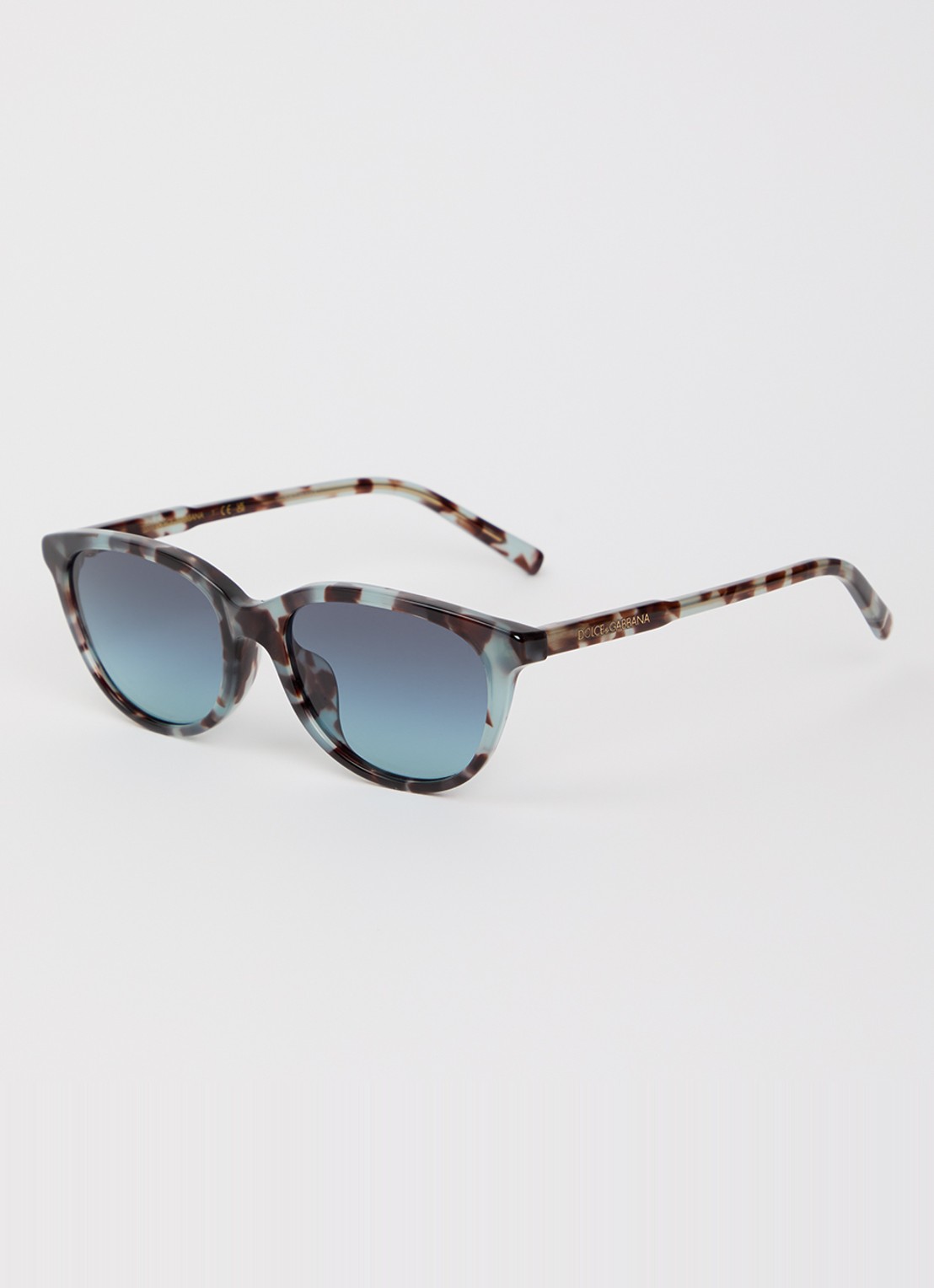 Dolce & Gabbana Wayfarer zonnebril DX4010 - voorkant 4 donkerbruin