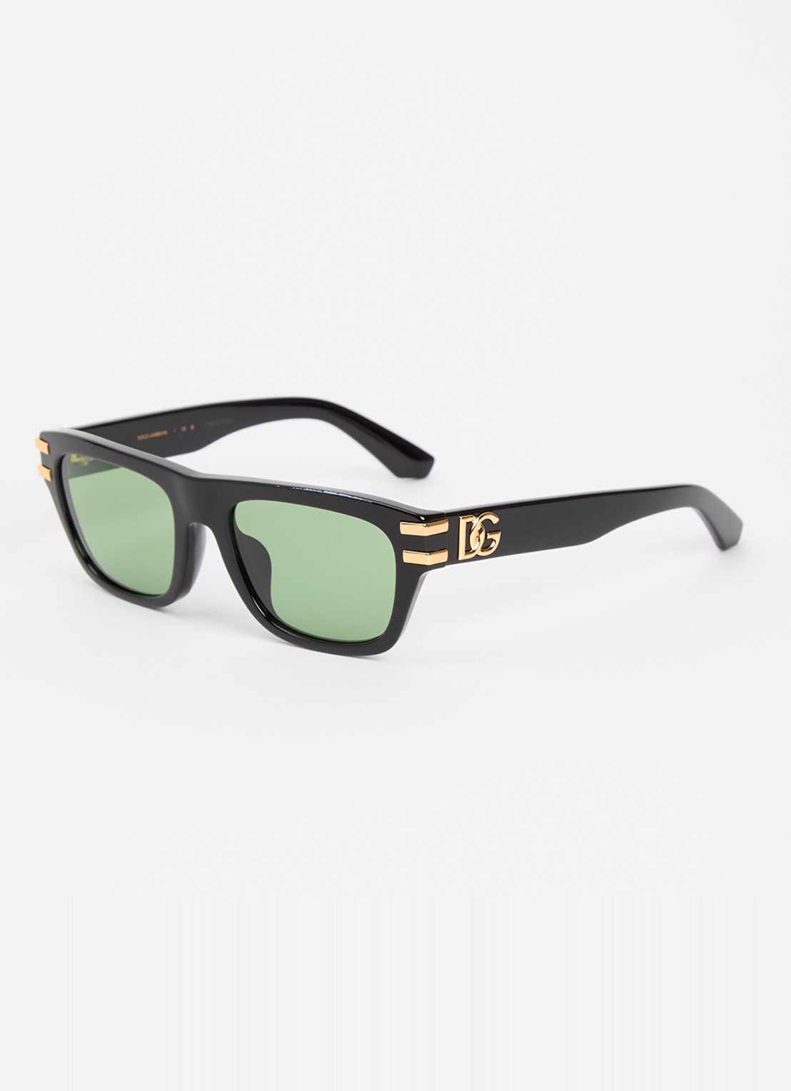Dolce & Gabbana Wayfarer zonnebril DX4015 - voorkant 4 zwart