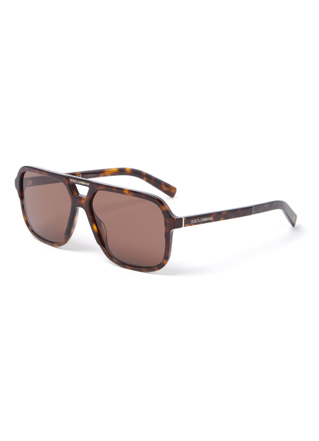 Dolce & Gabbana Zonnebril DG4354 - voorkant donkerbruin