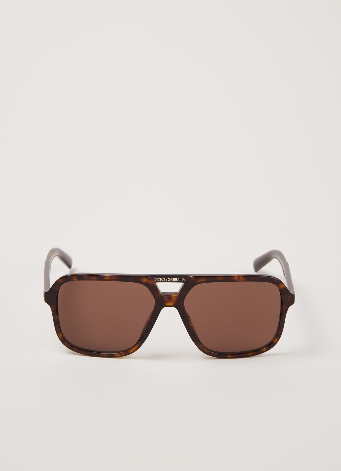 Dolce & Gabbana Zonnebril DG4354 - voorkant 2 donkerbruin
