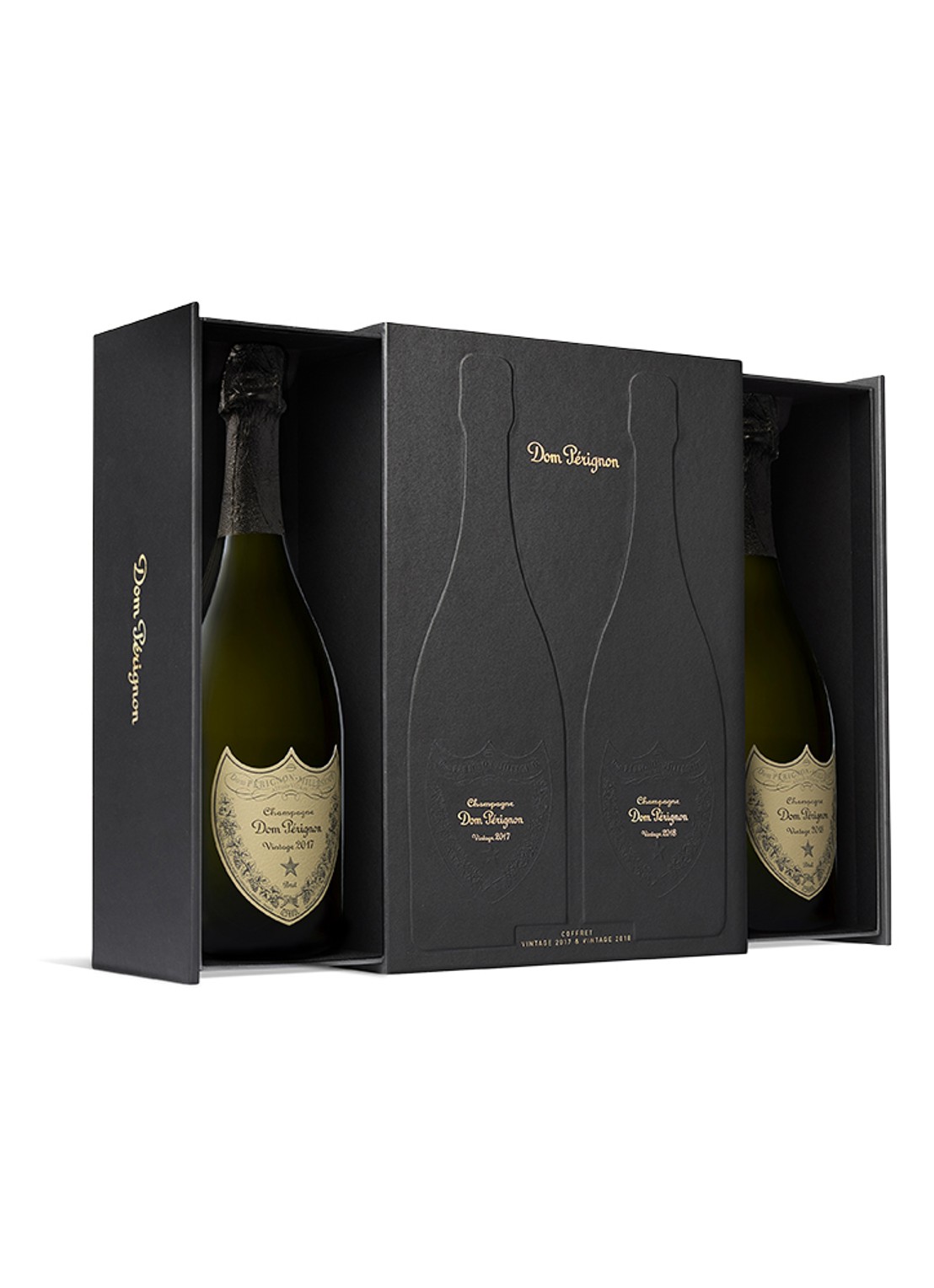 Dom Pérignon Duo Vintage 2017 + 2018 champagne 2 x 75 cl - voorkant 2 undefined
