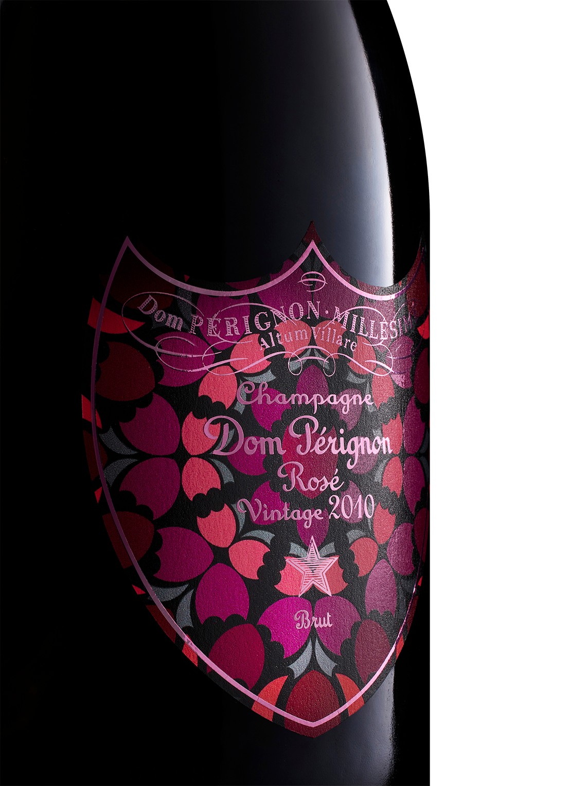 Dom Pérignon GB x Damien Hirst Vintage Rose 2010 champagne 75 cl - voorkant 4 undefined