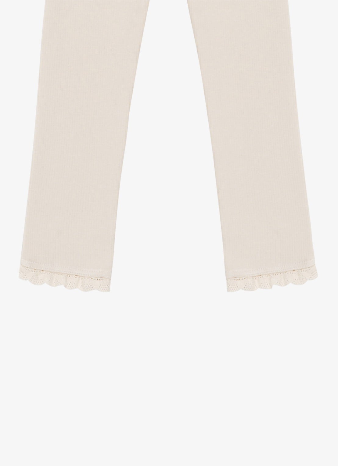 Donsje Amsterdam Affy legging in katoenblend - detail 5 beige