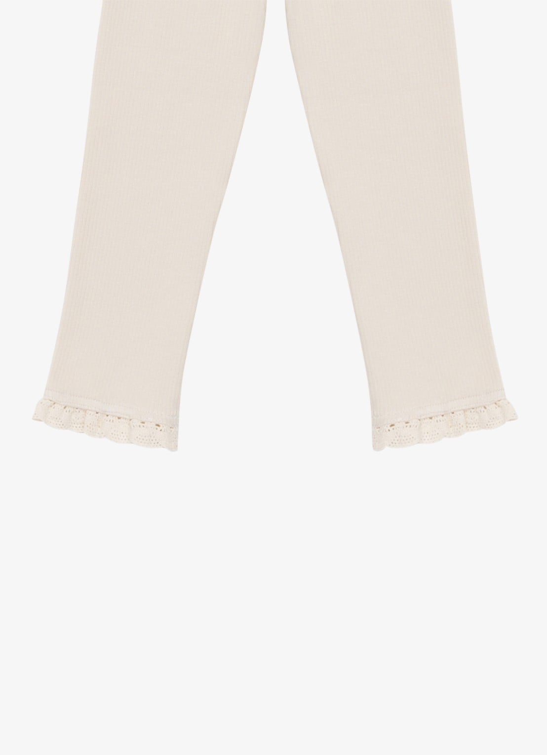 Donsje Amsterdam Affy legging in katoenblend - detail 7 beige