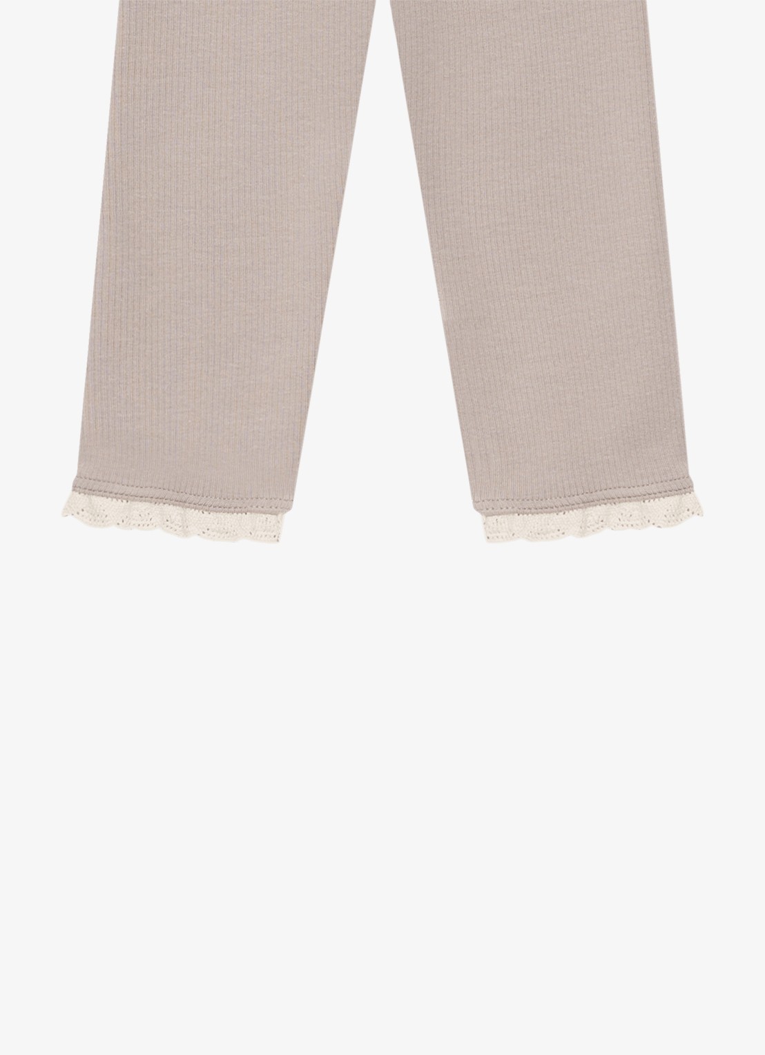 Donsje Amsterdam Affy legging met ribstructuur - detail 2 oudroze