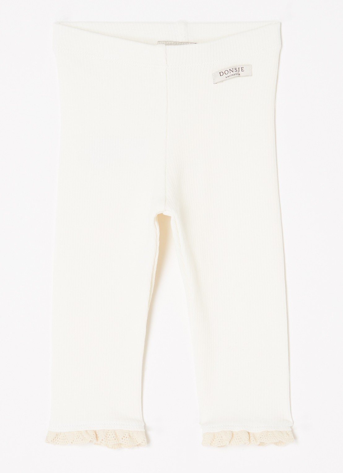 Donsje Amsterdam Affy Leggings - voorkant 2 gebroken wit