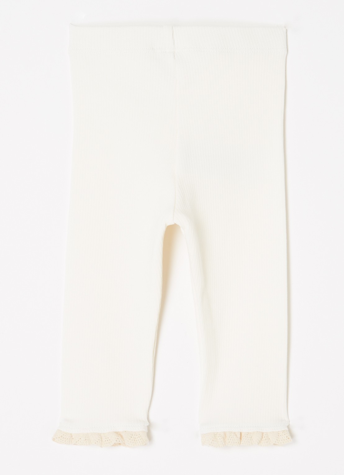 Donsje Amsterdam Affy Leggings - voorkant 3 gebroken wit
