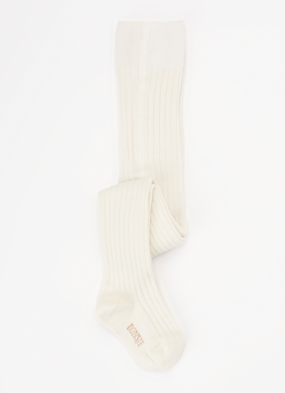 Donsje Amsterdam Aly ribgebreide maillot in katoenblend - detail 2 beige
