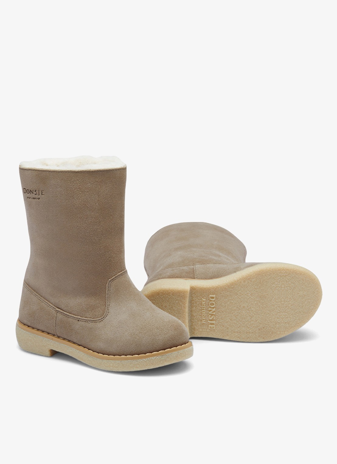 Donsje Amsterdam Aniq chelsea boot - detail 4 taupe