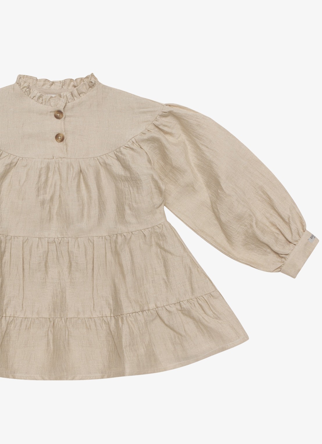 Donsje Amsterdam Aubrielle Dress - detail 3 naturel