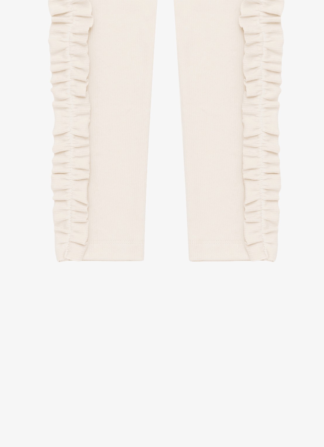 Donsje Amsterdam Audun legging met ruches - detail 6 creme