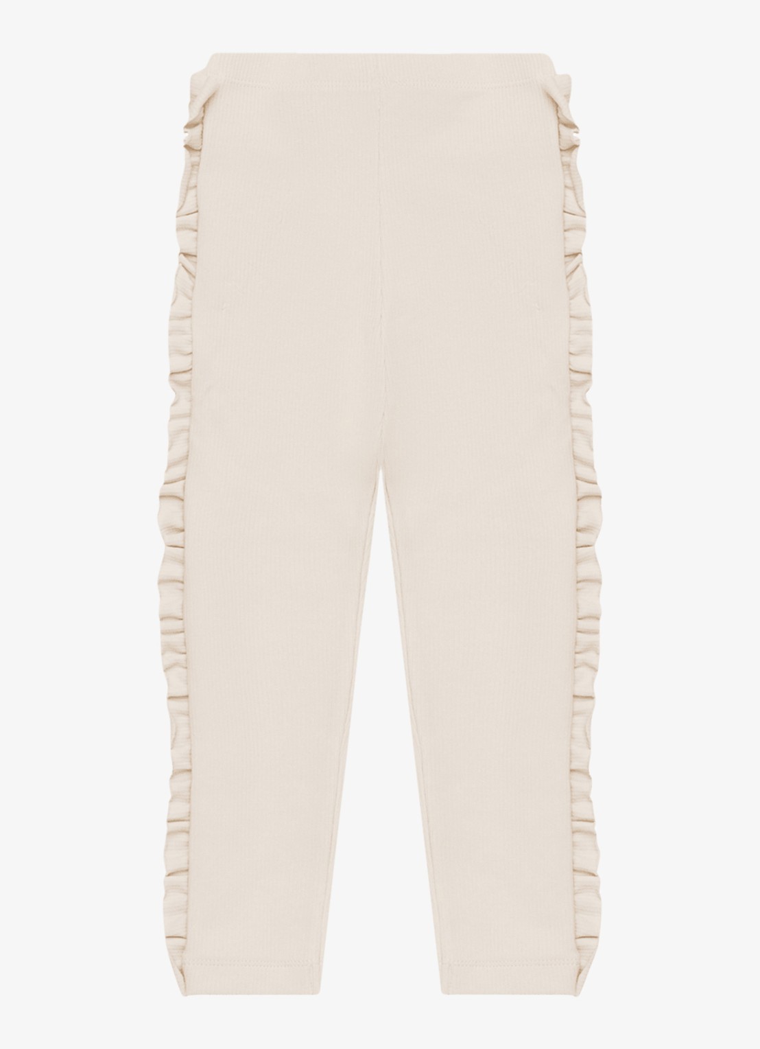 Donsje Amsterdam Audun legging met ruches - achterkant 5 creme