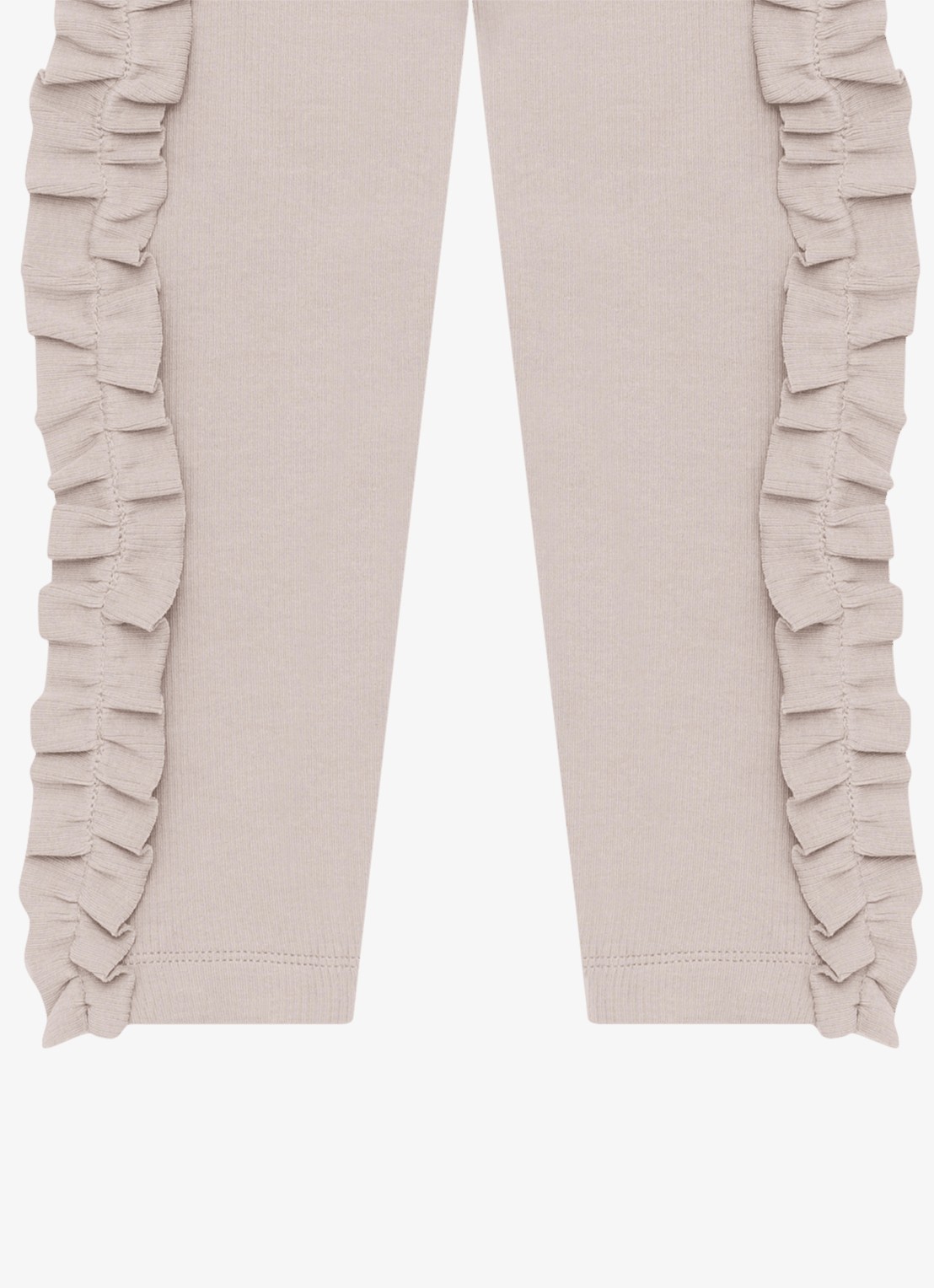 Donsje Amsterdam Audun legging met ruches - detail 4 oudroze