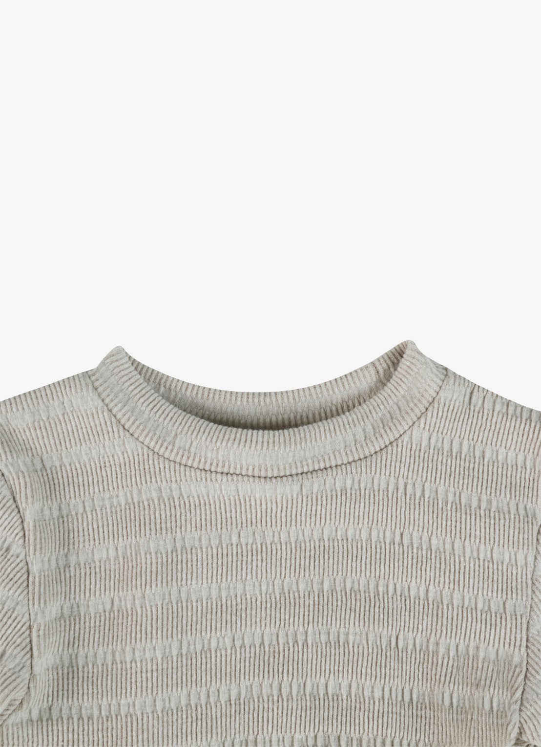 Donsje Amsterdam Aurin A-lijn jurk met tule - detail taupe