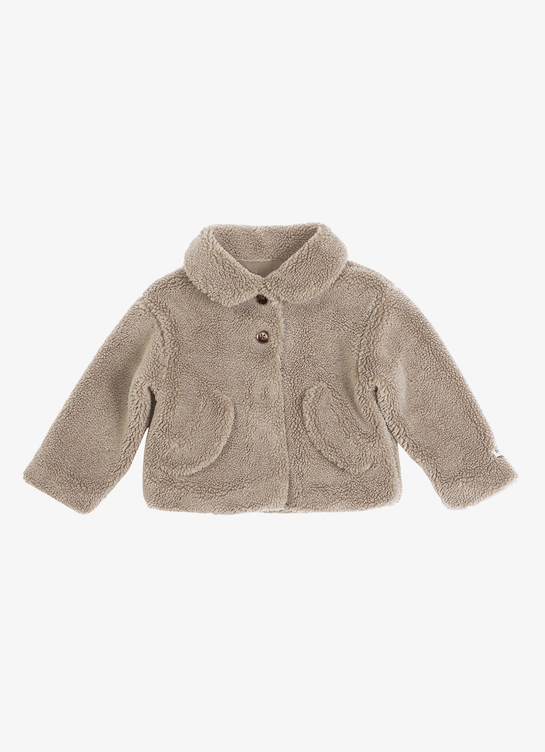 Donsje Amsterdam Bento jack van teddy - voorkant taupe