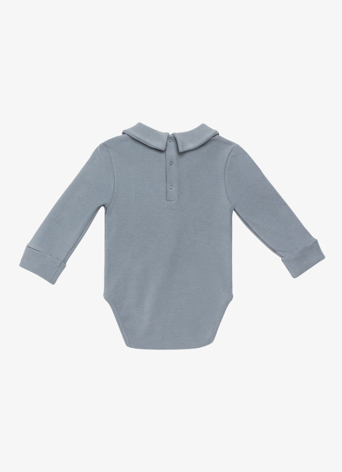 Donsje Amsterdam Bienkes romper in katoenblend - detail blauw