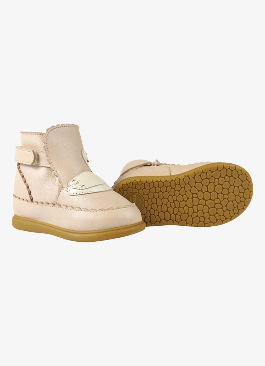 Donsje Amsterdam Boots met borduring - detail 2 beige