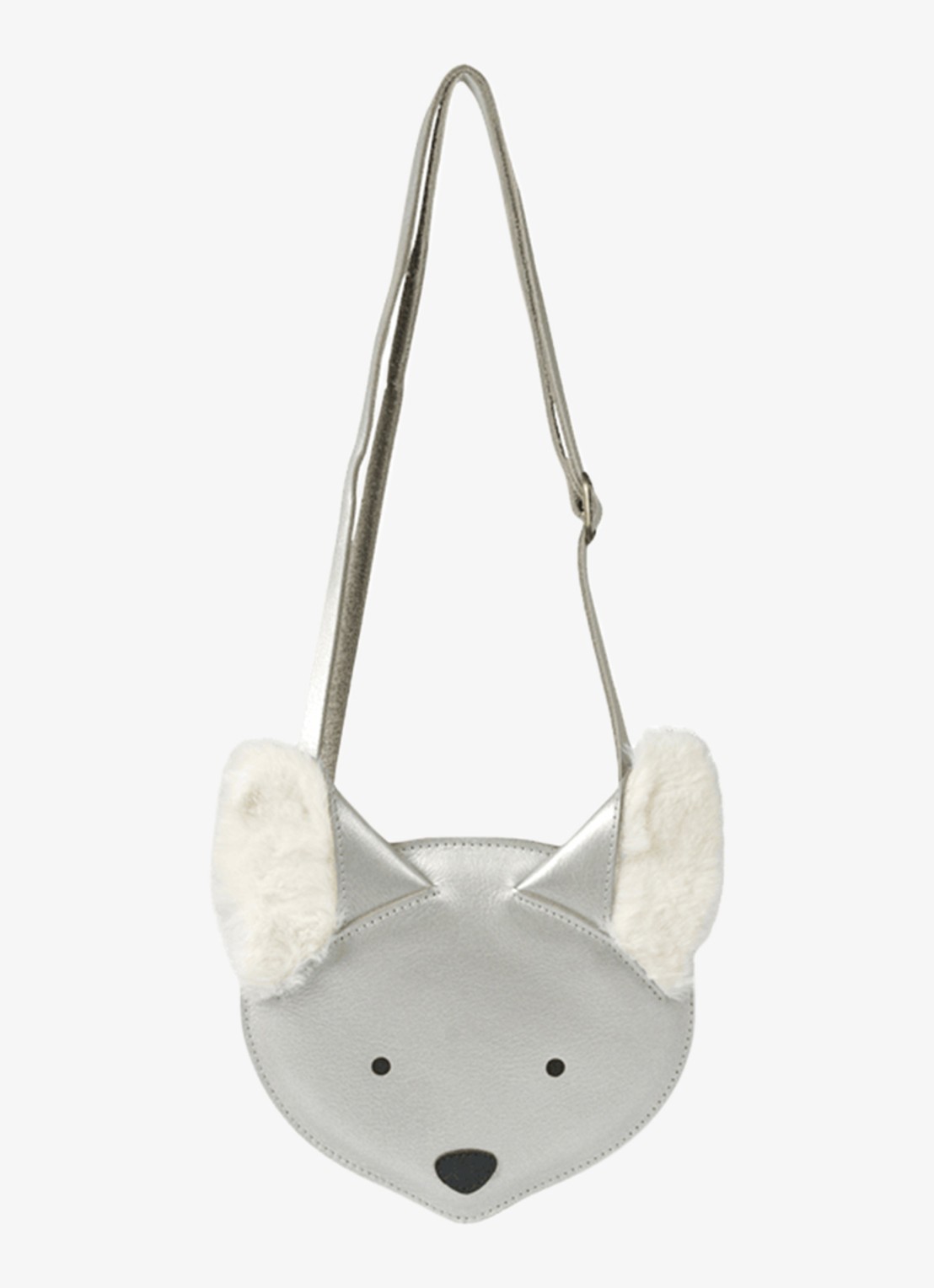 Donsje Amsterdam Britta crossbody  - achterkant zilver