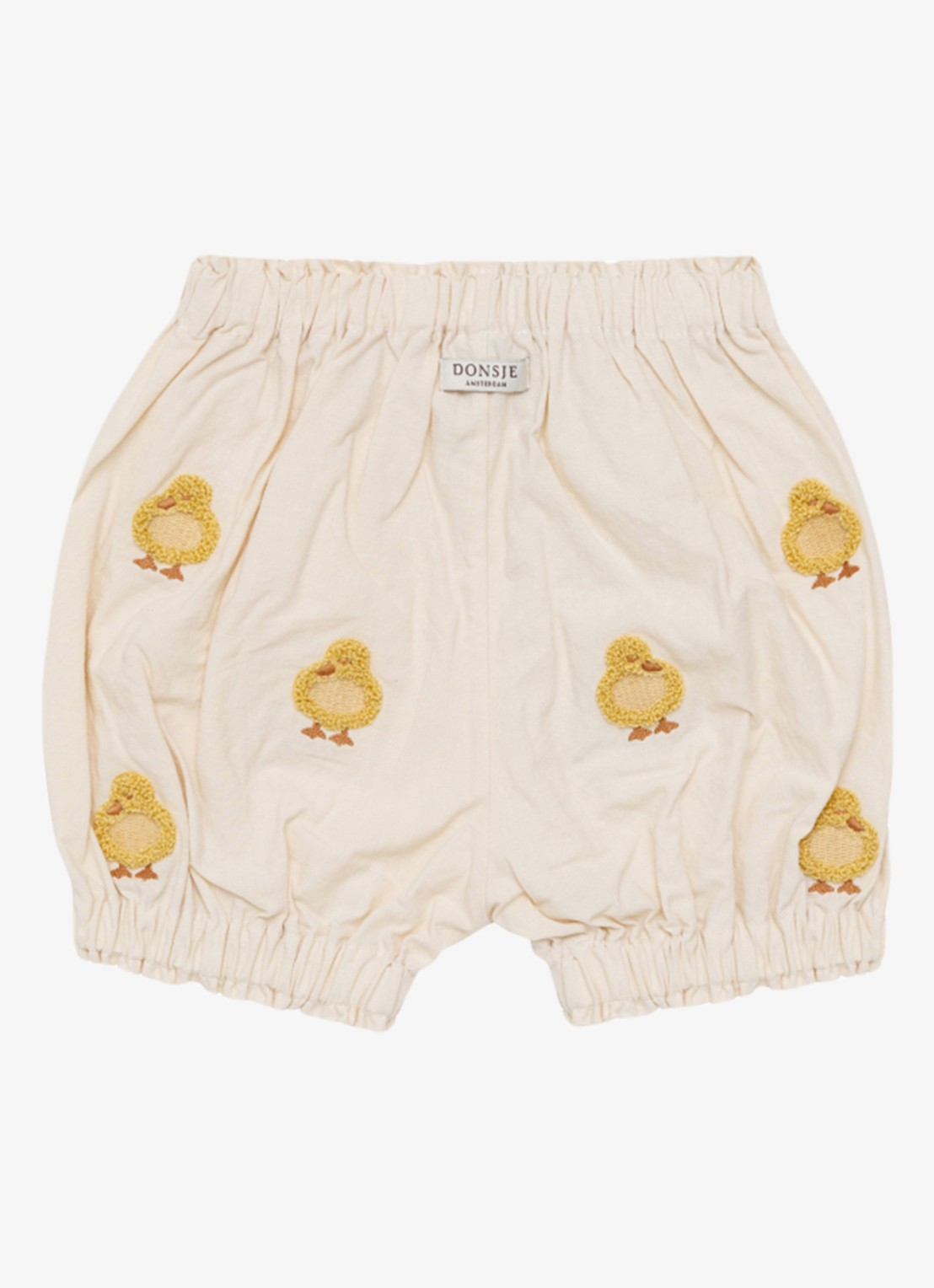 Donsje Amsterdam Carson Ducklings bloomer van katoen  - achterkant 3 beige