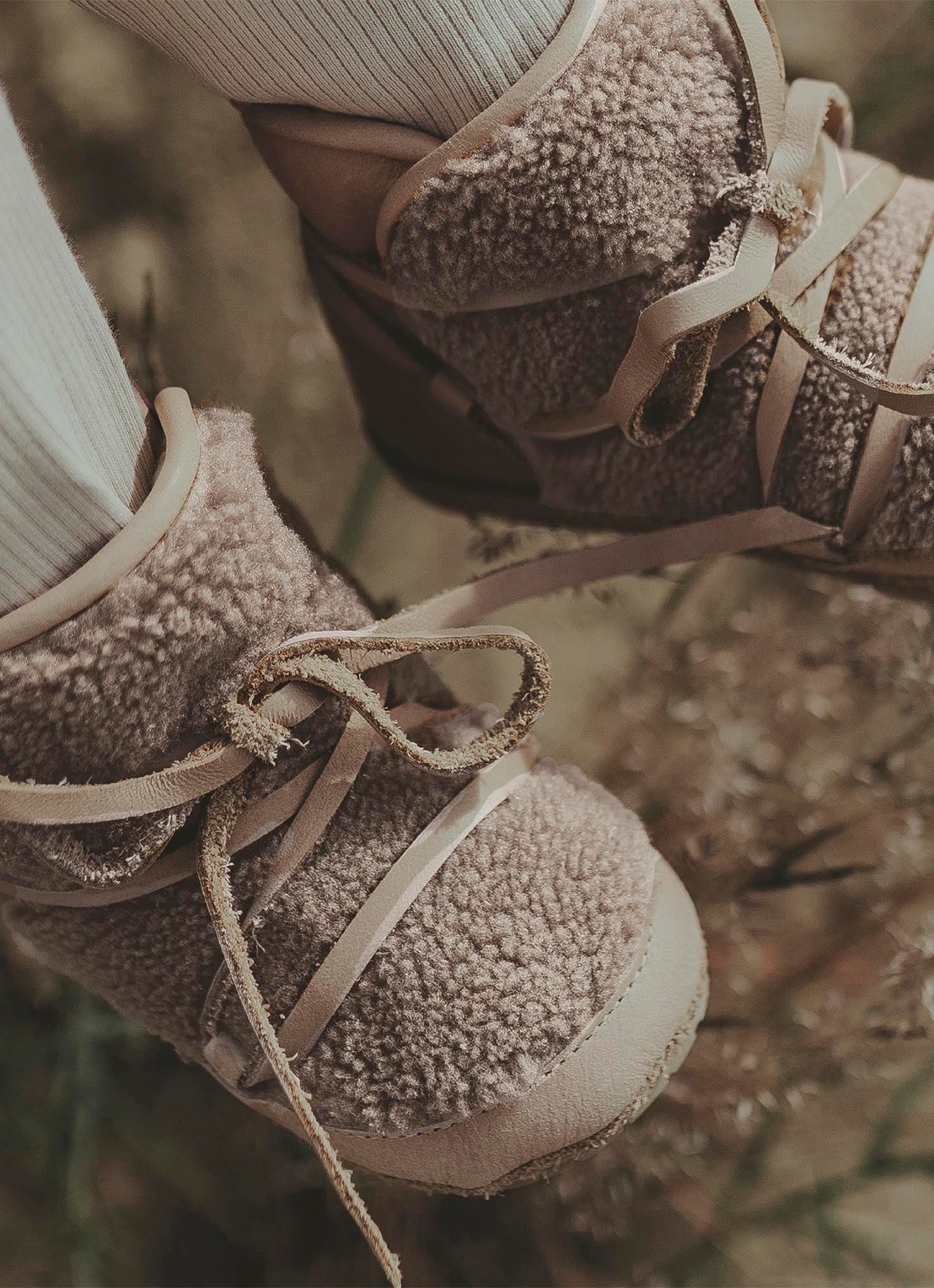 Donsje Amsterdam Cassi Booties - voorkant 7 taupe