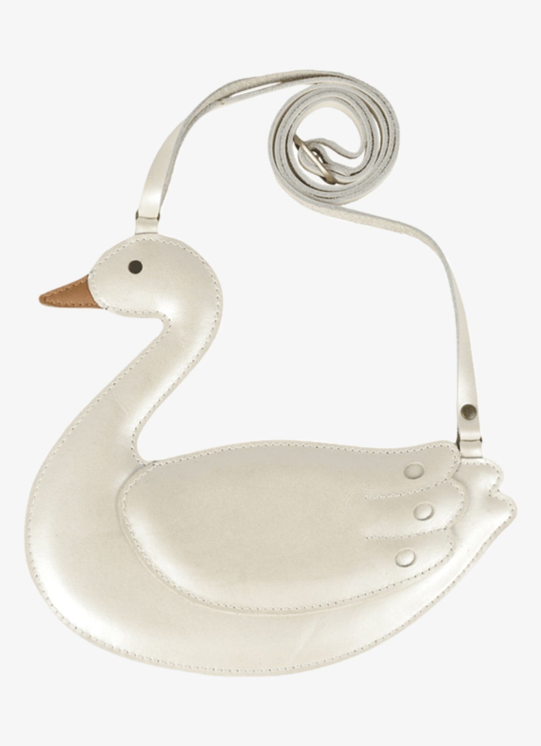 Donsje Amsterdam Chiem crossbody tas - voorkant 3 gebroken wit