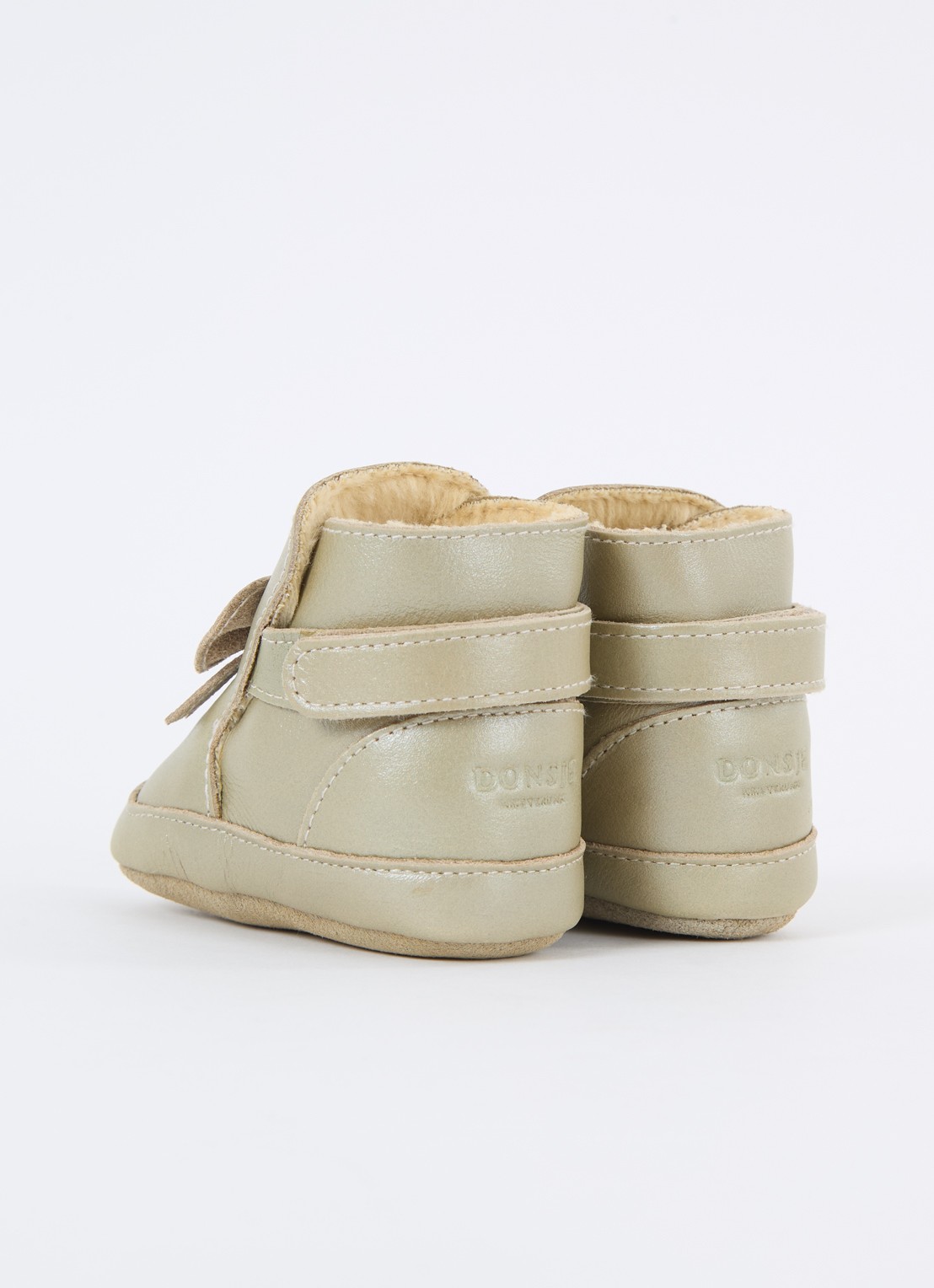 Donsje Amsterdam Cubow Booties - achterkant 7 khaki