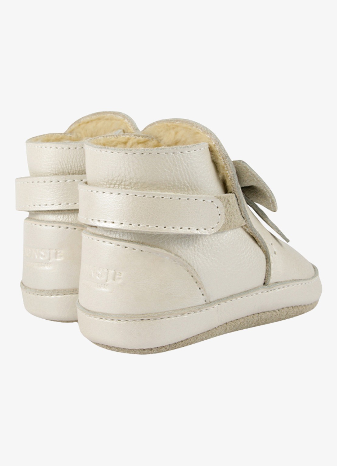Donsje Amsterdam Cubow Booties - achterkant 4 gebroken wit