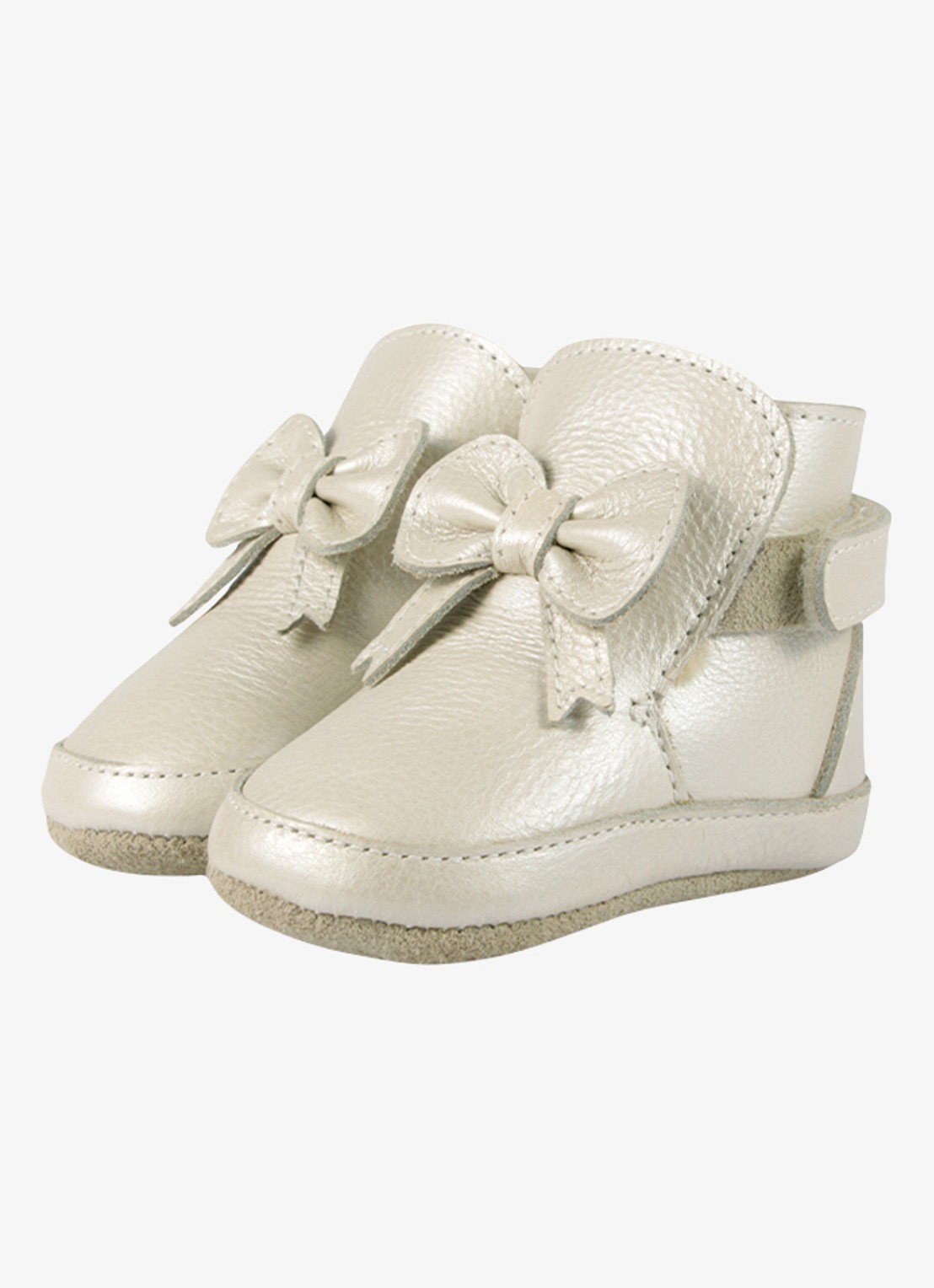 Donsje Amsterdam Cubow Booties - voorkant gebroken wit