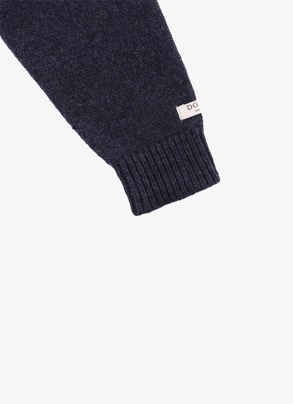 Donsje Amsterdam Denn fijngebreide trui van merino wol - detail 5 donkerblauw