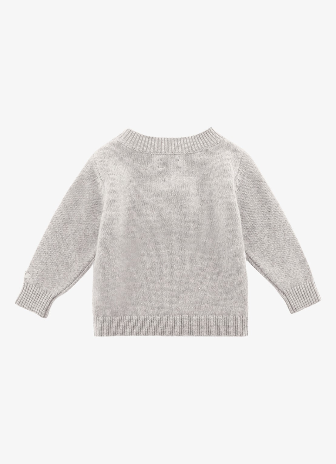 Donsje Amsterdam Denn Merino Wool Sweater | Lammy - achterkant 9 grijsmele