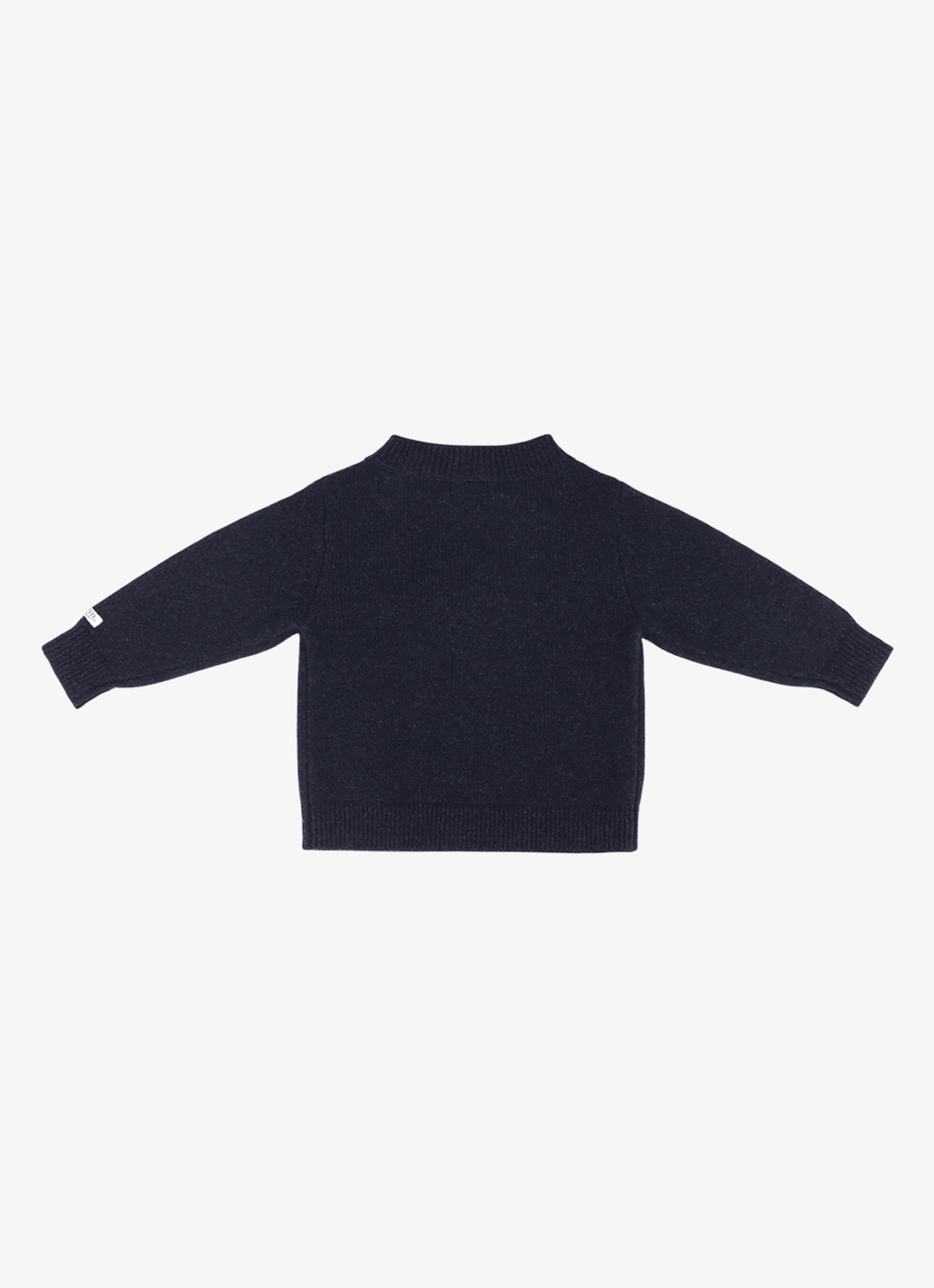 Donsje Amsterdam Denn Merino Wool Sweater | Lammy - achterkant 4 donkerblauw