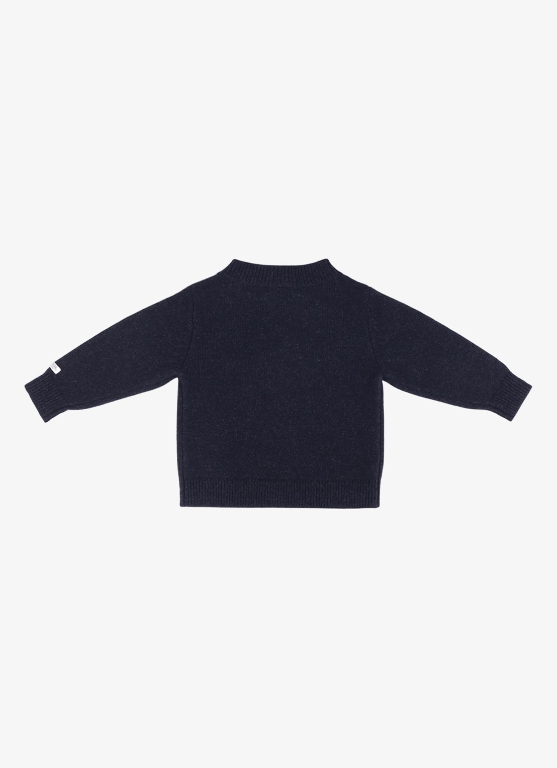 Donsje Amsterdam Denn Merino Wool Sweater | Lammy - achterkant 6 donkerblauw