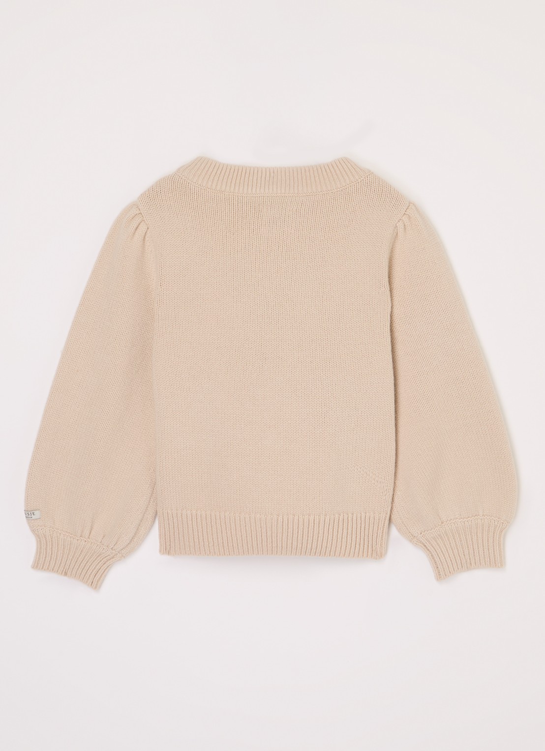 Donsje Amsterdam Denn Merino Wool Sweater | Lammy - voorkant 2 creme