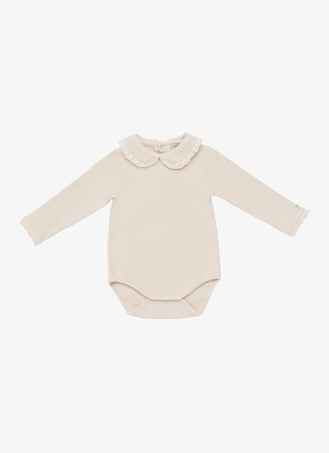 Donsje Amsterdam Diete romper met kraag - voorkant 2 beige