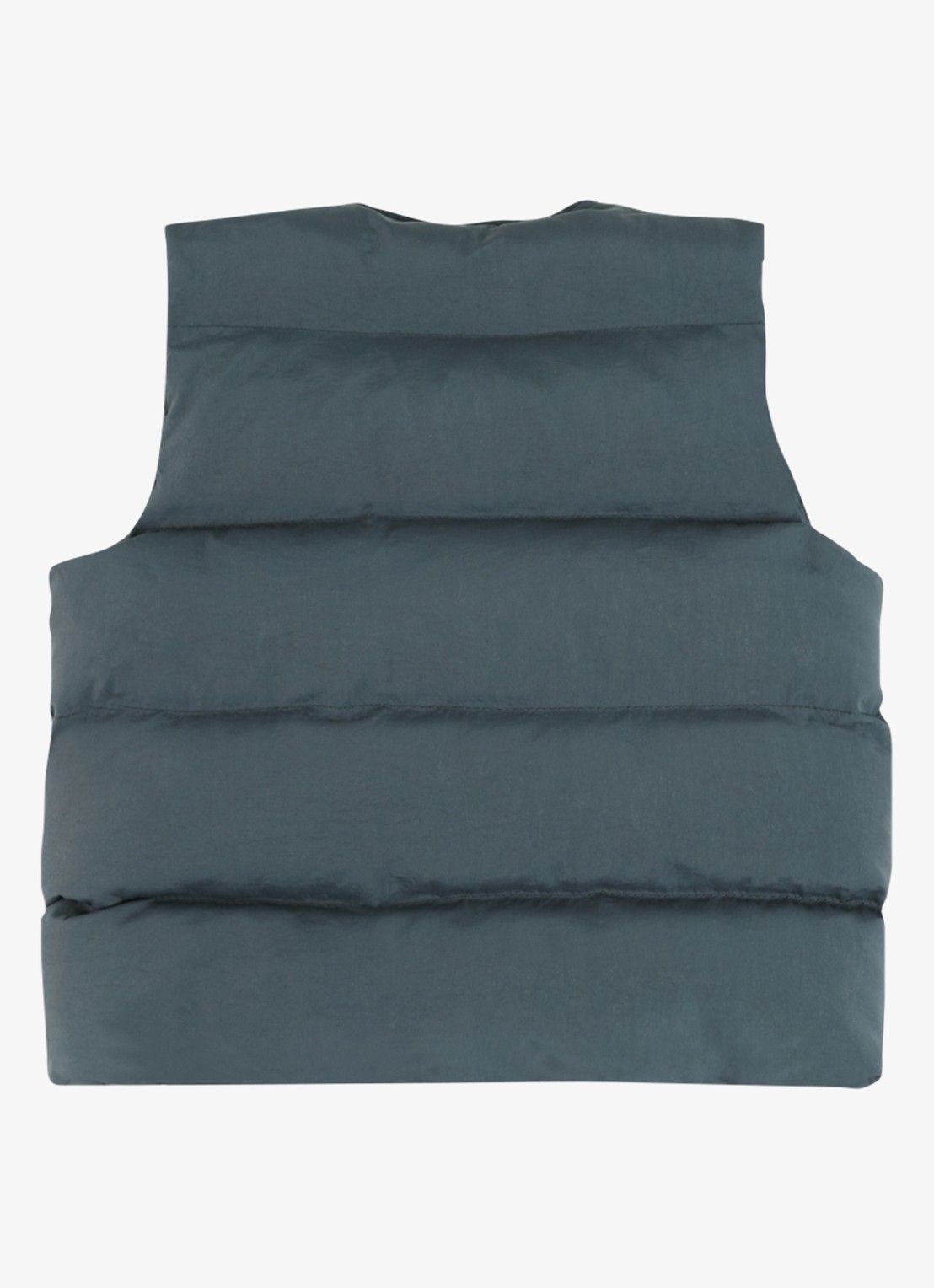 Donsje Amsterdam Dimri bodywarmer met logo - achterkant donkerblauw
