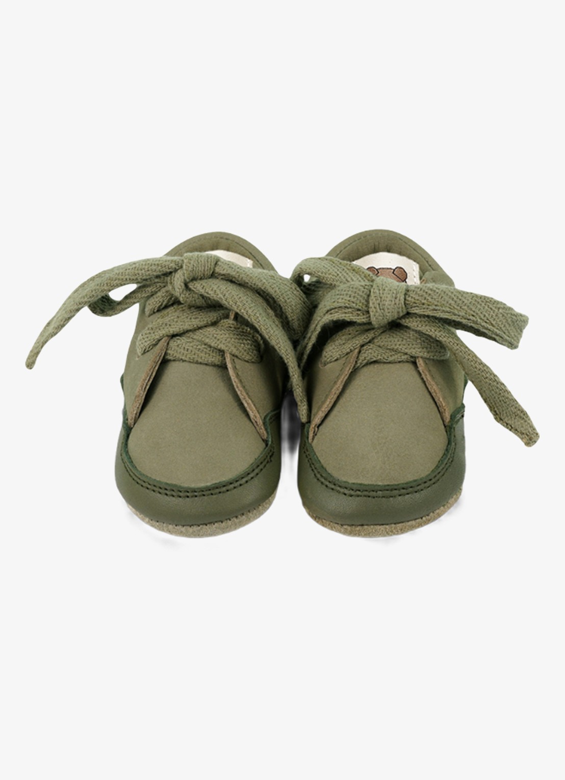 Donsje Amsterdam Duuk sneaker van leer - detail beige