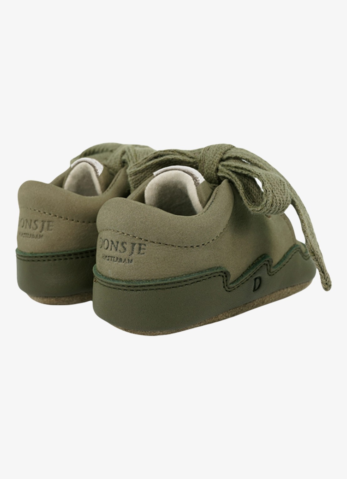 Donsje Amsterdam Duuk sneaker van leer - detail 2 beige
