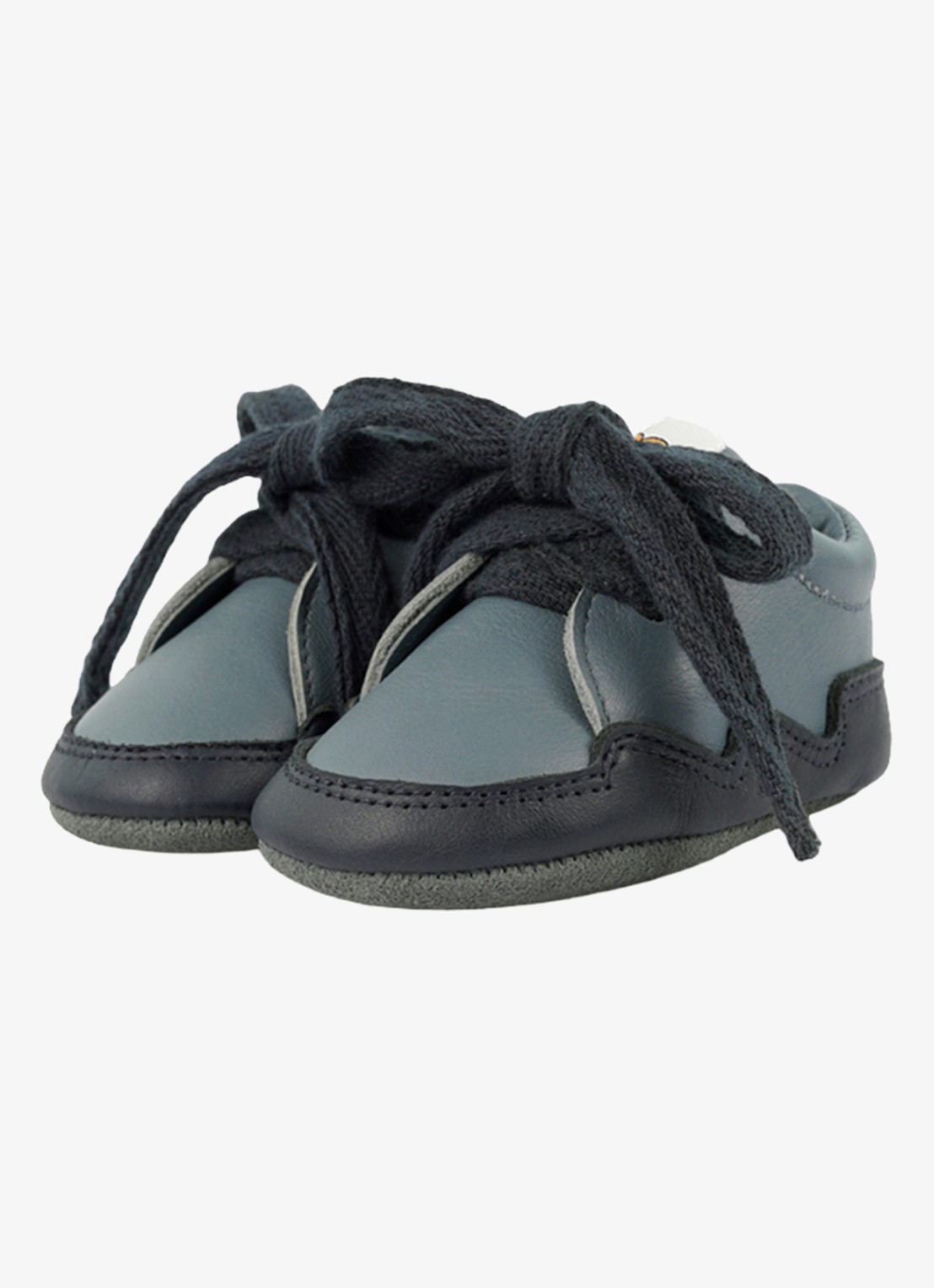 Donsje Amsterdam Duuk sneaker van leer - voorkant blauw