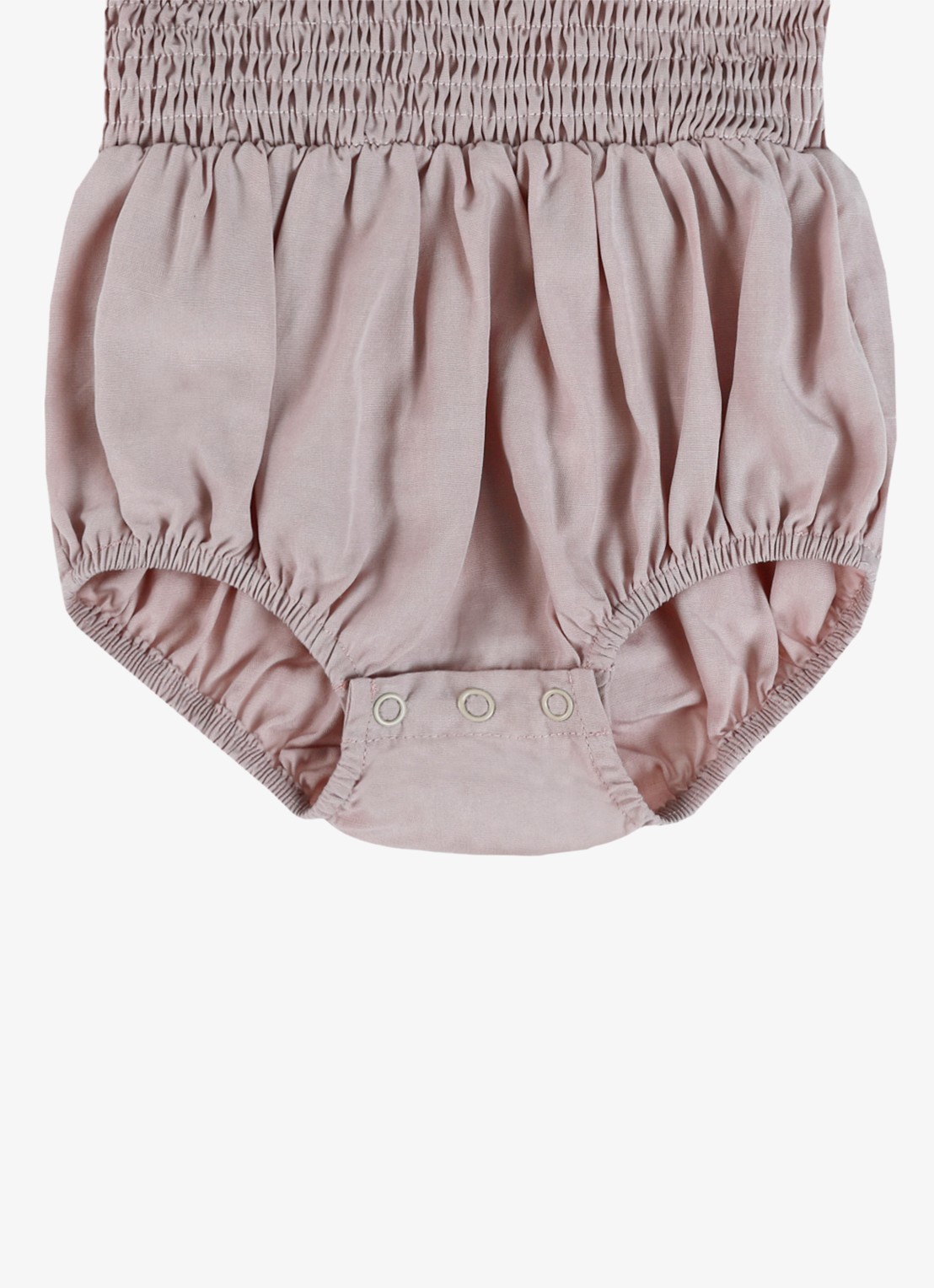 Donsje Amsterdam Eledor romper met smockwerk - detail 4 roze