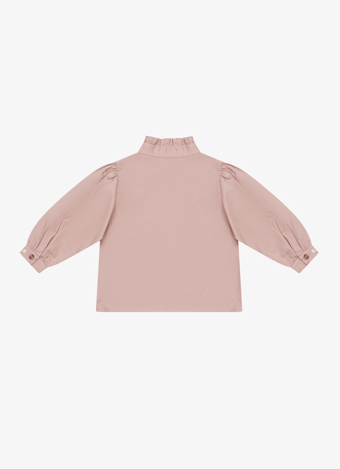 Donsje Amsterdam Fini blouse met opstaande kraag - achterkant 3 roze