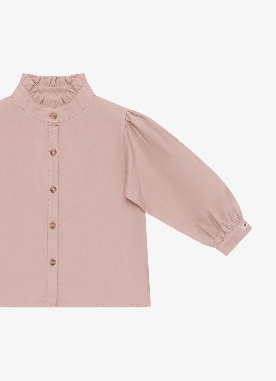 Donsje Amsterdam Fini blouse met opstaande kraag - detail 2 roze
