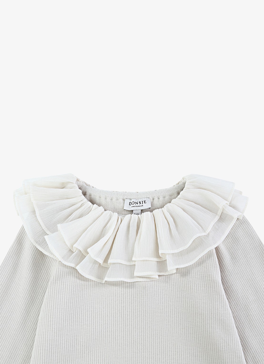 Donsje Amsterdam Florentien Top - detail 4 beige
