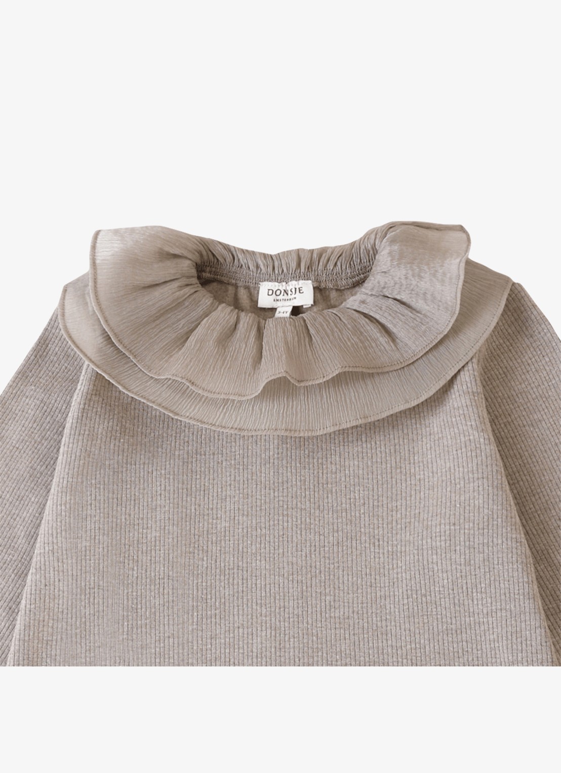 Donsje Amsterdam Florentien Top - detail 3 bruin