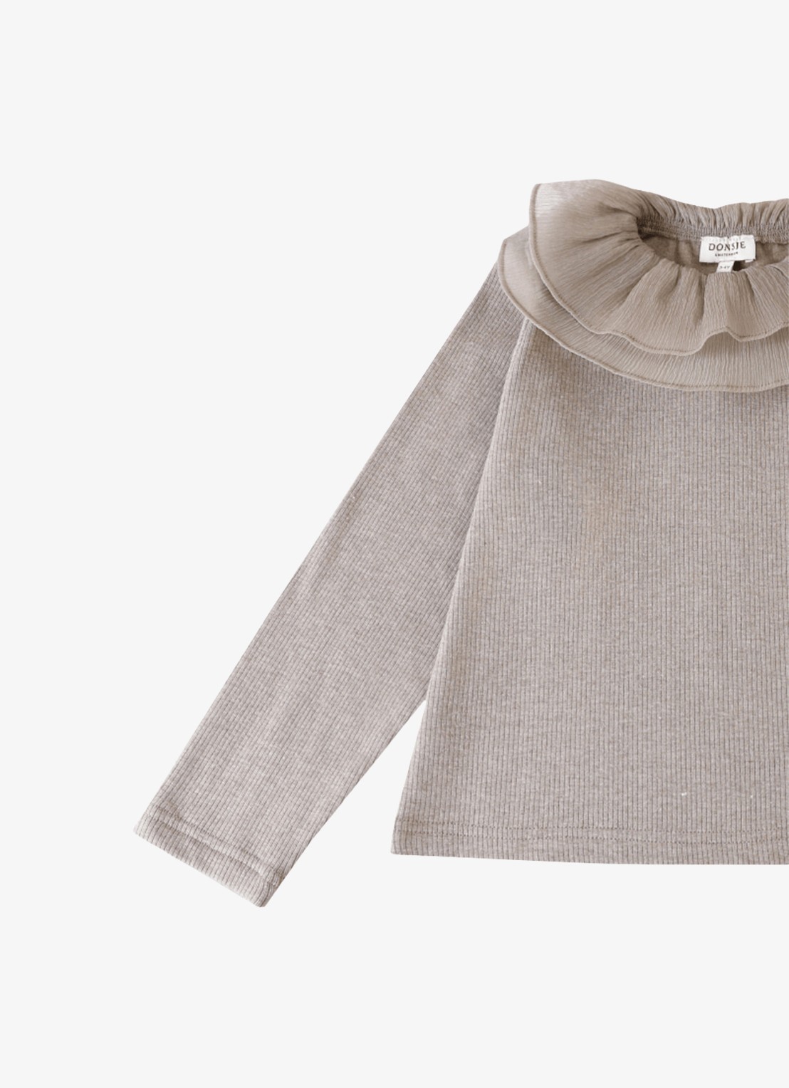 Donsje Amsterdam Florentien Top - detail 4 bruin