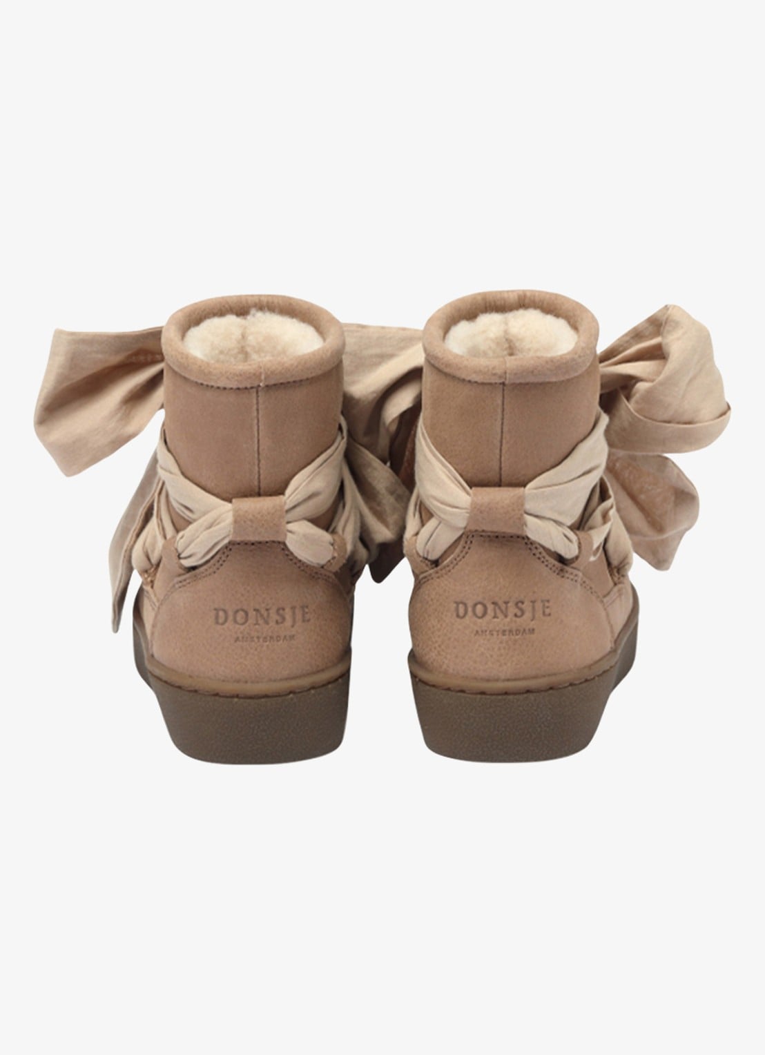 Donsje Amsterdam Ganza Boots - achterkant 10 hazelnootbruin
