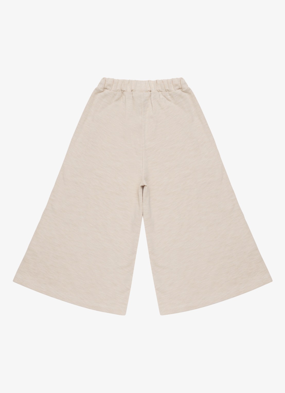 Donsje Amsterdam Hoyien wide fit broek van katoen - detail 2 zand