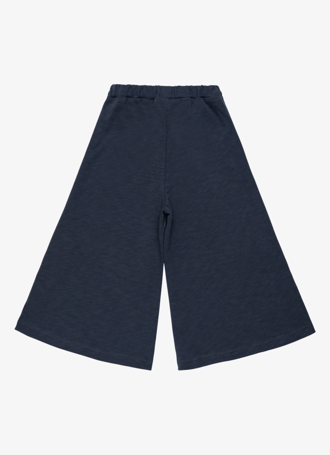 Donsje Amsterdam Hoyien wide fit broek van katoen - achterkant donkerblauw