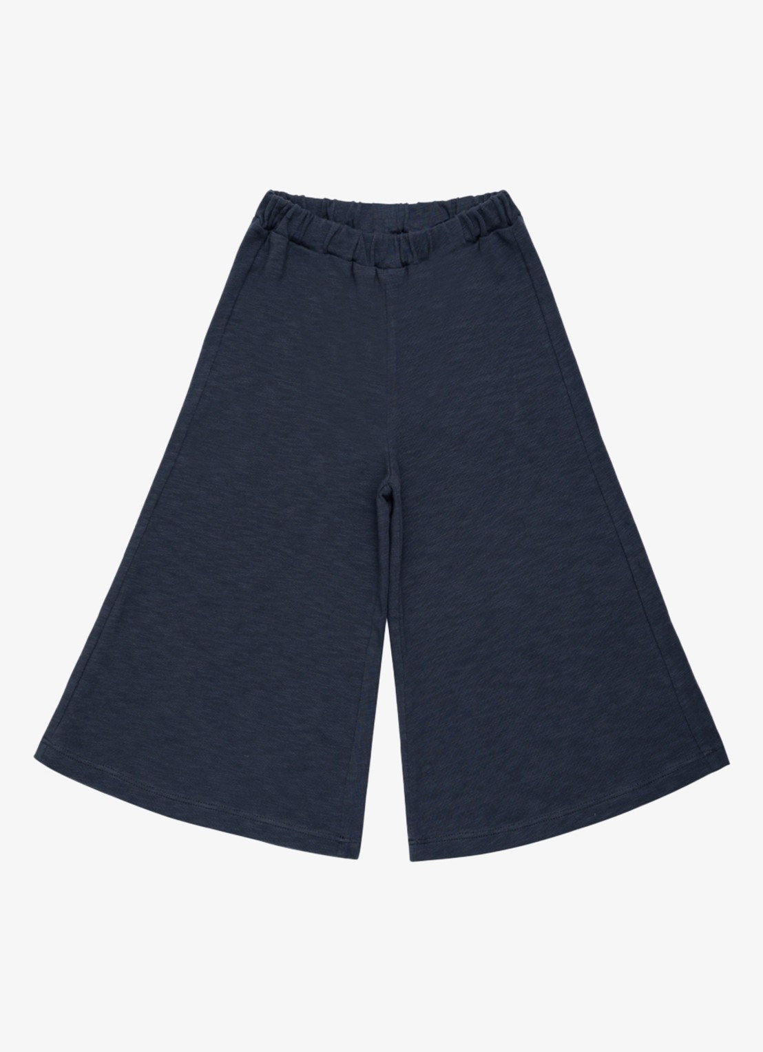 Donsje Amsterdam Hoyien wide fit broek van katoen - voorkant 2 donkerblauw
