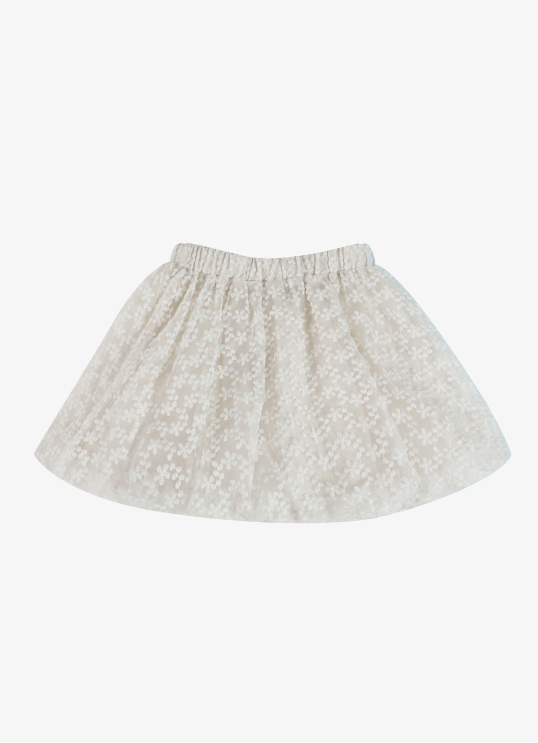Donsje Amsterdam Ilea mini rok in katoenblend - achterkant 6 wit
