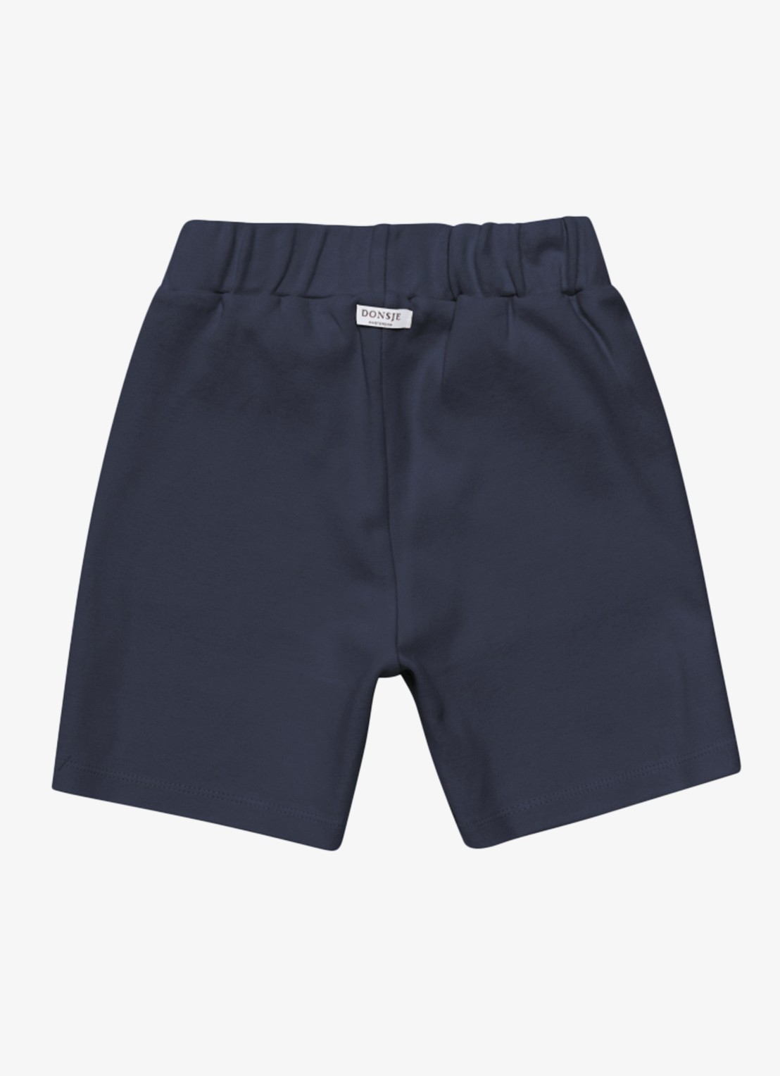 Donsje Amsterdam Ithri Koala straight fit korte joggingbroek van katoen - achterkant 2 donkerblauw